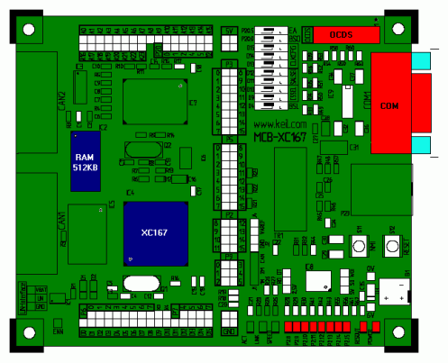 MCBXC167 Basic Board Illustration