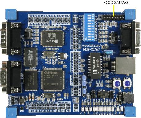MCBXC167 Board OCDS/JTAG
