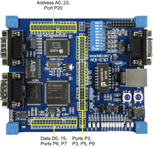 MCBXC167 Board Prototyping