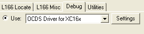 Use: OCDS Driver for XC16x