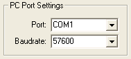 Options for Target, RAM and ROM Settings
