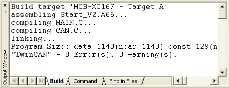 Output Window