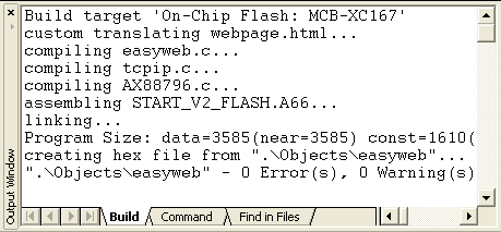 Output Window