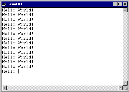 Serial Output