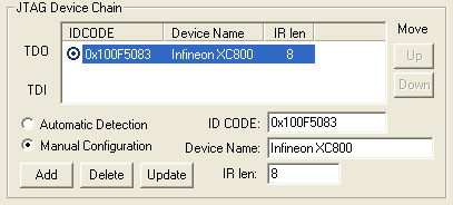 OCDS Manual Configuration Controls