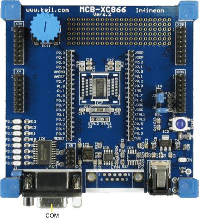 MCBXC866 Board Serial Port