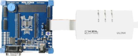 ULINK and the MCBXC866 Board