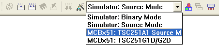 Toolbar Target Selector