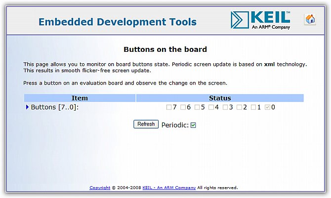 Button Status Page