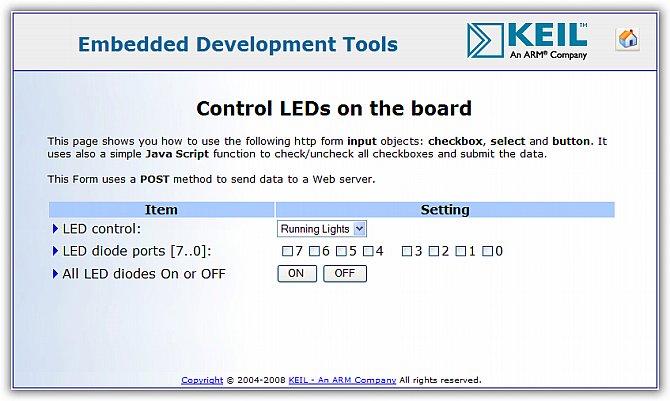 LED Control Page