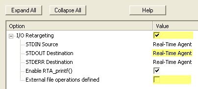 Retarget.c Highlighted options
