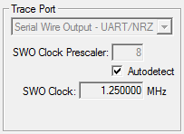 Cortex-M Target Driver Setup - Trace Port Options