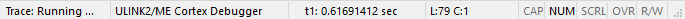 Trace Status Bar