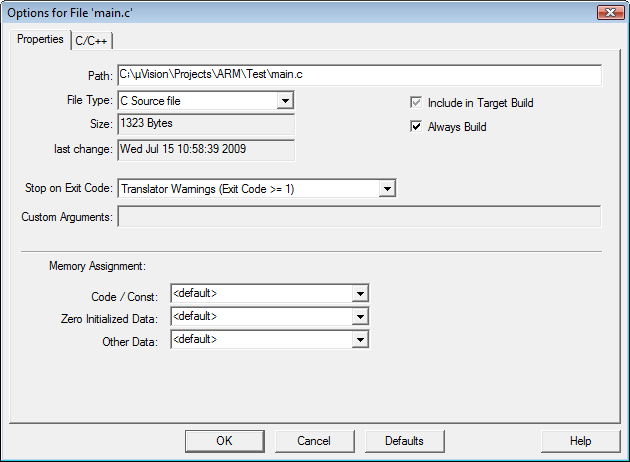 Options for File Dialog Showing Translator Warnings