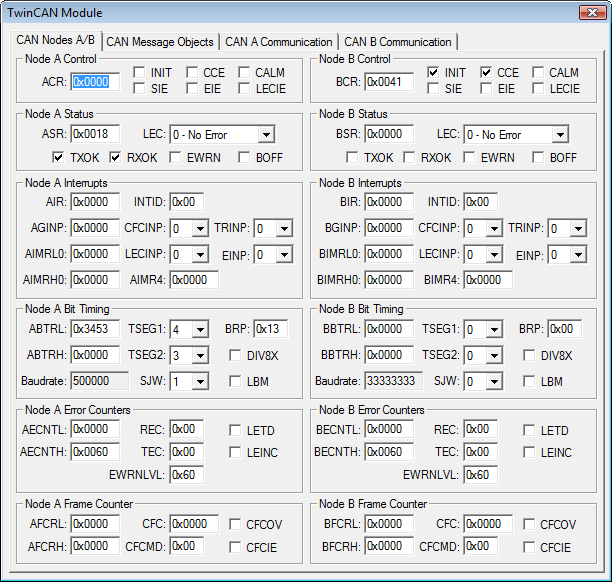 Typical CAN Configuration Peripheral Dialog