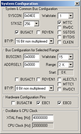 System Configuration