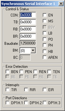 Synchronous Serial Interface 1