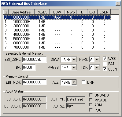 Exernal Bus Interface