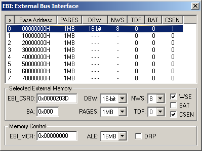 Exernal Bus Interface