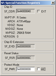 Special Function Registers