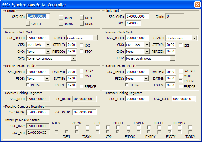 Synchronous Serial Controller (SSC)