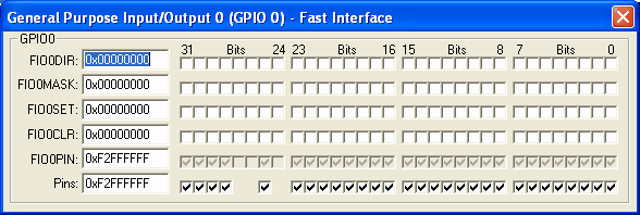 GPIO0 Fast Interface (29-bit)