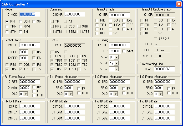 CAN Controller <i>n</i>