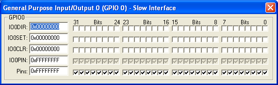 GPIO0 Slow Interface (32-bit)