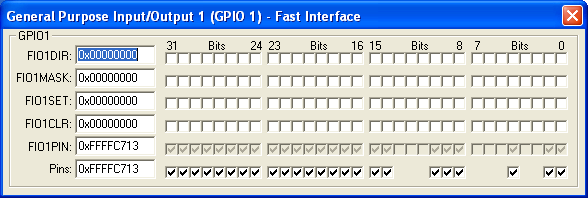 GPIO1 Fast Interface (24-bit)