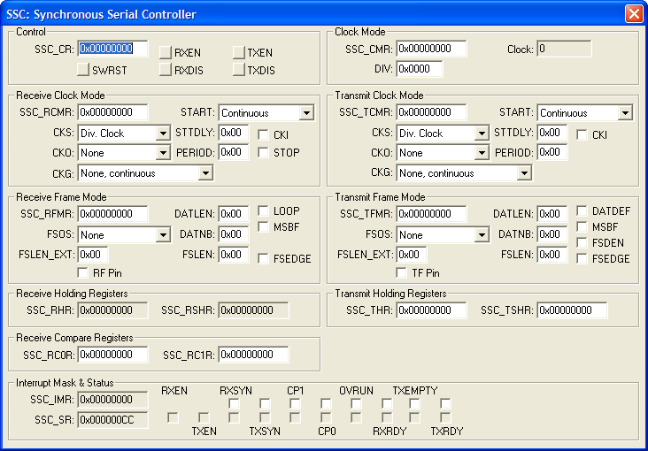 Synchronous Serial Controller
