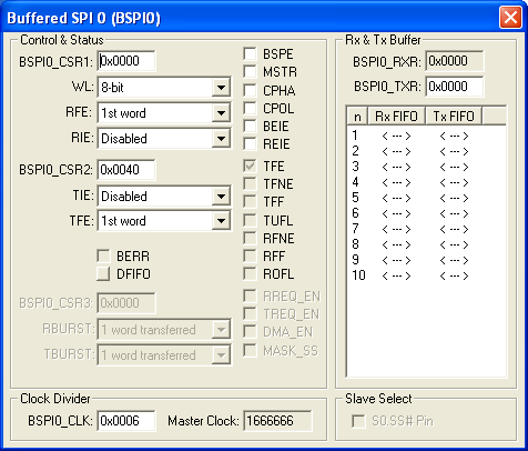 Buffered SPI 0