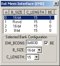 Ext Mem Interface