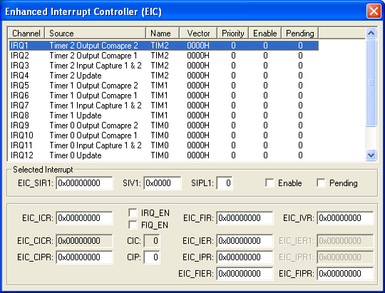 Enhanced Interrupt Controller (EIC)