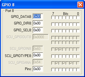 General Purpose I/O Port 8