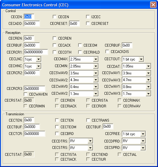 Consumer Electronics Control