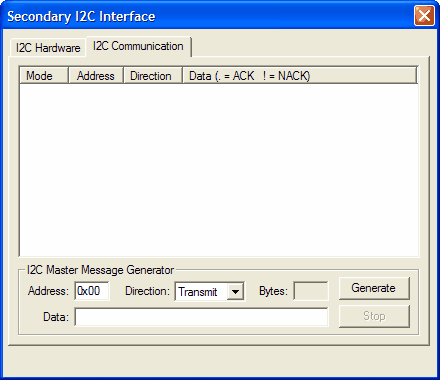 Secondary I2C Communication