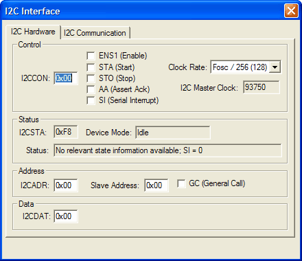 I2C Interface - Hardware