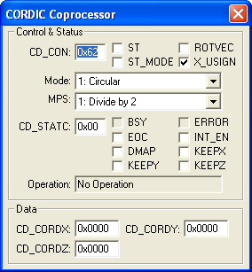 CORDIC Coprocessor