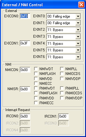 External / NMI Control