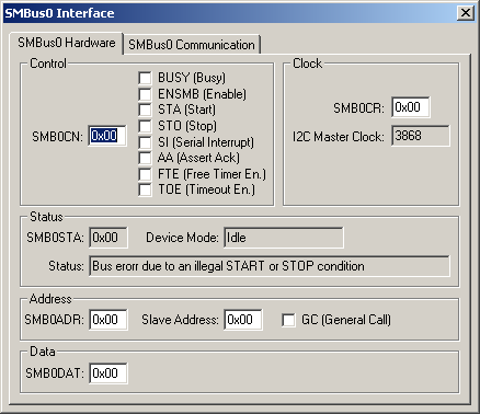 SMBus0 Interface - Hardware