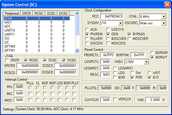 System Control (SC)