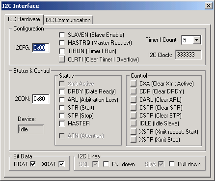 I²C Interface Hardware