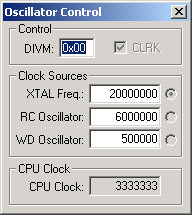 Oscillator Control