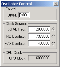 Oscillator Control