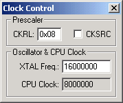 Clock Control