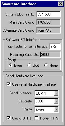 SmartCard Hardware Interface