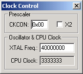 Clock Control
