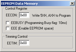 EEPROM Data Memory
