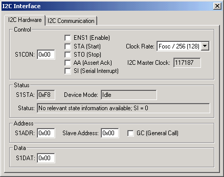 I²C Interface Hardware