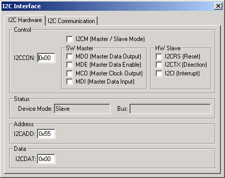 I²C Interface Hardware